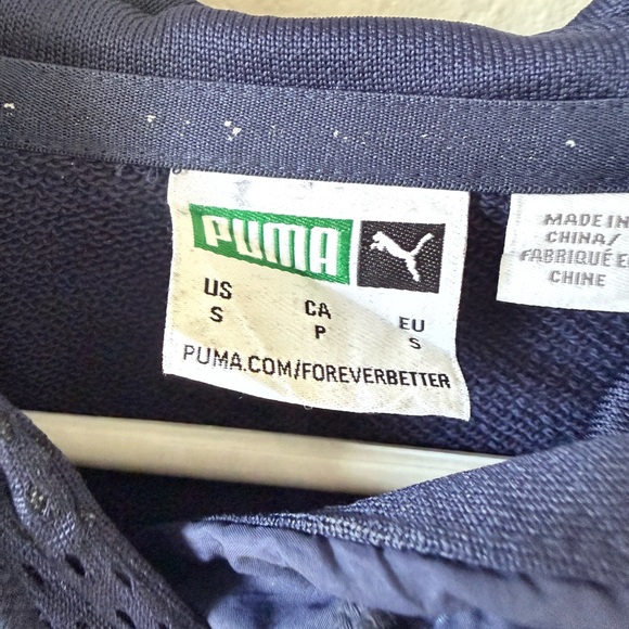 PUMA Dark Blue Sports Jacket - Picture 2 of 2